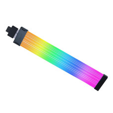 Lian Li Strimer Wireless 16-12 Cable, 340mm Cable Length, 12 Light Guides, 174 Number of LEDs, 12.15W LED Power Consumption, Silicone / TPE Material | G89.PW16-121W.00